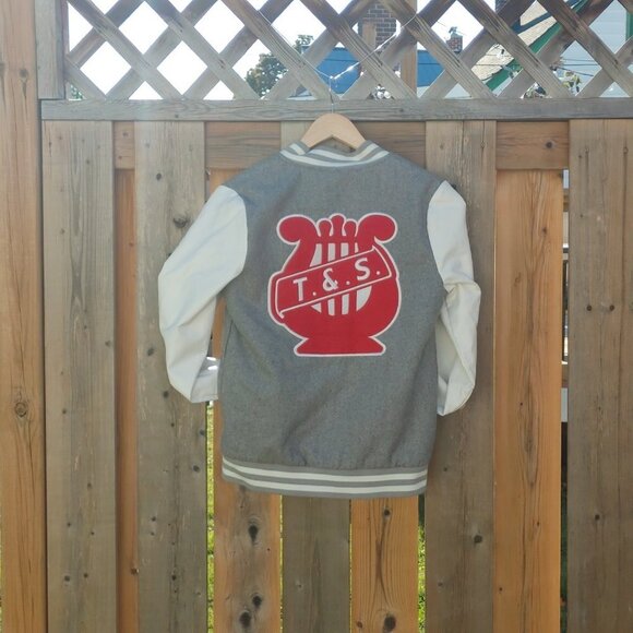 RARE Tegan and Sara Concert Tour Jacket Women's Medium BOMBER JACKET Wool Blend - Picture 3 of 11